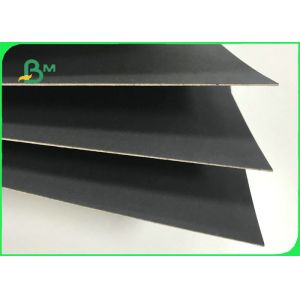 1.5MM 2MM 70 * 100cm Black Paper With Grey Back For Boxes Packing