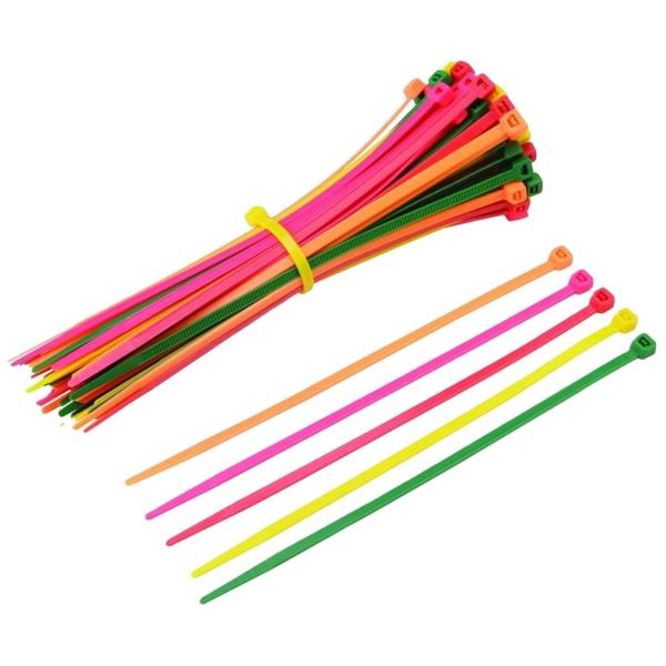 Straps Electrical Nylon Cable Tie Custom Automatic Control System 100mm