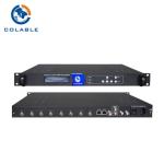 8 Port To 4 RF CVBS To DVB-C Encoder Modulator , Digital TV Video Encoder