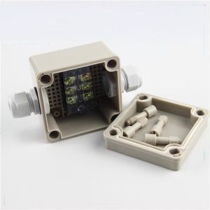 Pastic Electric Enclosure Project Junction Box 86*84*60mm with Gland Connectors