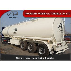 China Mechanical Suspension 40000 Liters 3 Axles Oil Tank Semi Trailer on sale