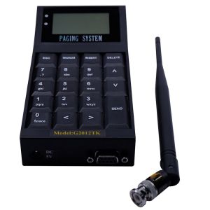 Wireless call system pocsag transmitter keyboard alphanumeric customize smart