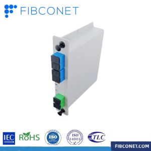 1x8 Fiber Splitter PLC Box 1 8 SC/APC Programmable Controller FTTH 1x8 Box PLC