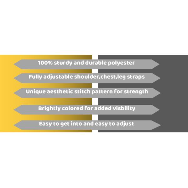 ISO9001 Body Harness Fall Protection , Construction Fall Protection Harness