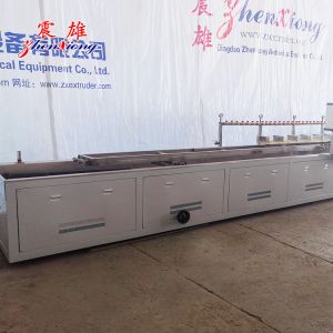 37KW Plastic Wood Profile Production Line High Output Plastic Profile Extruders