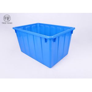 W120l Printed Stackable Strong Plastic Storage Containers HDPE Injection Molded