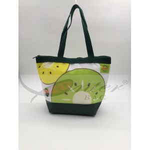 China Printing 210D Polyester Lunch Bags , Custom Brand Logo Cooler Bag , Insulated Bag on sale