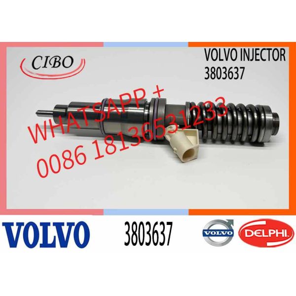 20440388 20430583 Fuel diesel Injector 3829087 3803637 with 2 Pins Common Rail Injector for Excavator Parts