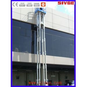 Cheap Multi Mast Type Vertical Mast Lift 16m Platform Height With 160 kg Load for sale