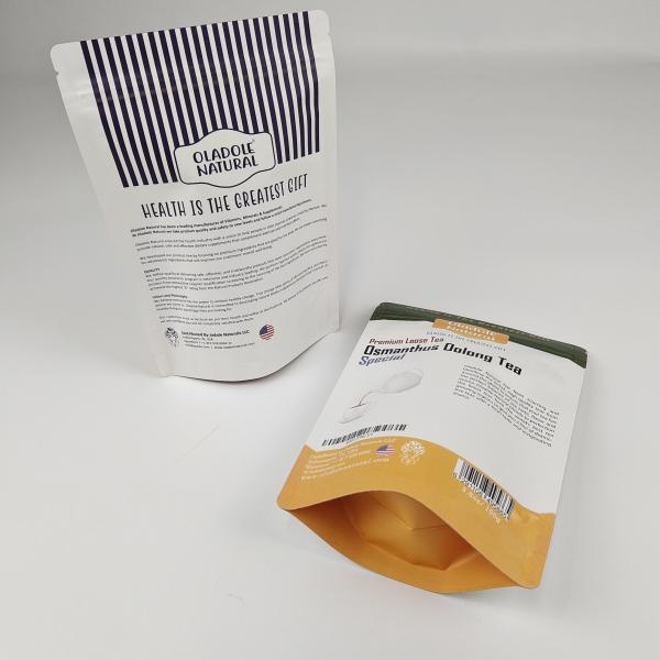 Best Selling Recyclable Environmental Friendly Customized Sachets Kraft Paper