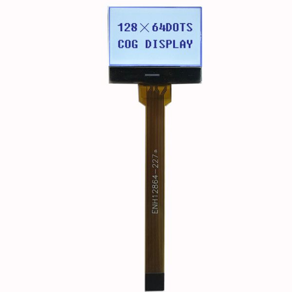 128x64 Graphic LCD Display with FSTN Display Mode and COG+FPC Connector for
