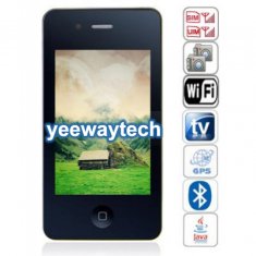 Cheap HiPhone Fei Yang F073 Quad Band Dual Cards Dual Cameras WiFi Color TV GPS Dual Bluetooth Java 3.2 - inch Touch Screen Phone for sale