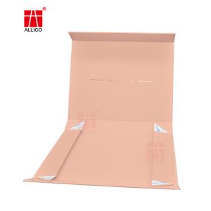 Pp Lamination Easy Fold Box , 1.5mm Pink Corrugated Shipping Boxes