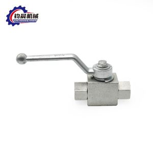 Customized Zweiwege-Kugel Hahn KHB-G1/4 Serie Hydraulischer Hochdruck Port Size