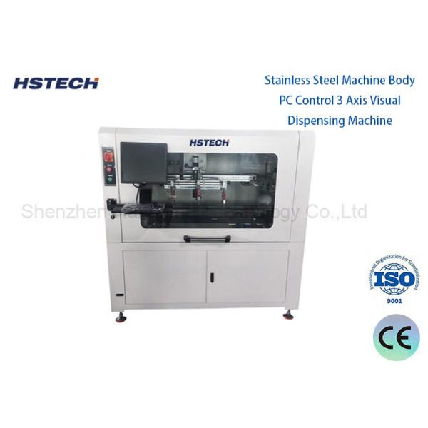 Quality Stepper Motor Visual Glue Dispensing MachineTiming Blet for X Y Z Axis Screw wholesale