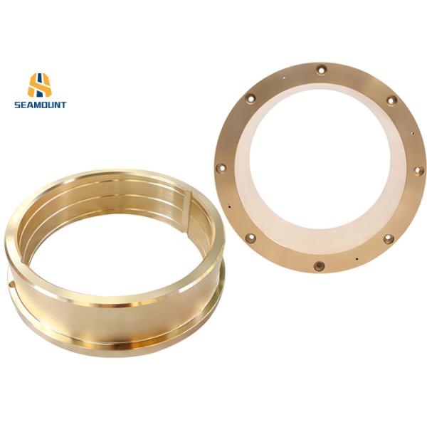 Centrifugal Casting C86300 Flanged Bronze Bushings Good Rotation Accuracy