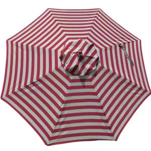 7.5 ft Patio Umbrella Cover Replacement Canvas 8 Ribs Umbrella Replacement Canopy for Round Market Umbrella