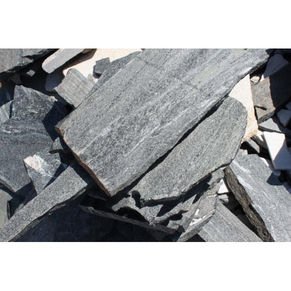 Black Quartzite Random Flagstone,Irregular Flagstone,Flagstone Walkway,Crazy