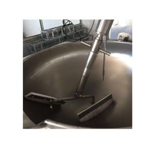 Automatic Gas He Ating Jacketed Kettle With Mixer Boiler To Cook Beans