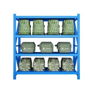 Steel Medium Duty Shelving , Light Duty Stackable Storage Racks For Garage