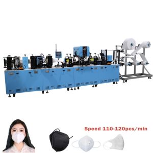 Buy cheap 220V 2D KN95 Face Mask Making Machine 110-130 Pcs/Min from wholesalers