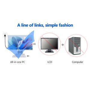 Intel Core i7 All-in-One PC 24 Inch Touchscreen Business Desktop