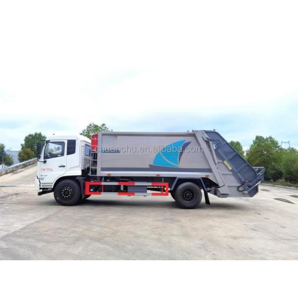 Construction Waste Cleaning Residential Property Waste Compression Truck Euro 4 Emission Standard