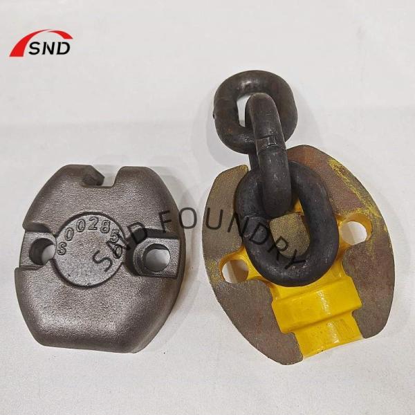 Quality OEM Ductile Iron Castings EN-GJS-400-18 Chain Lock Castings With Coating wholesale