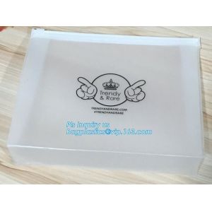 Transparent clear PVC Slider zipper bag plastic bag with zipper, cheap clear pvc