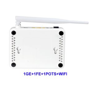 Fiber Network ONT Gigabit ONU Device GEPON 1Ge 1 FE 1 Pots WIFI 802.11b/G/N XPON