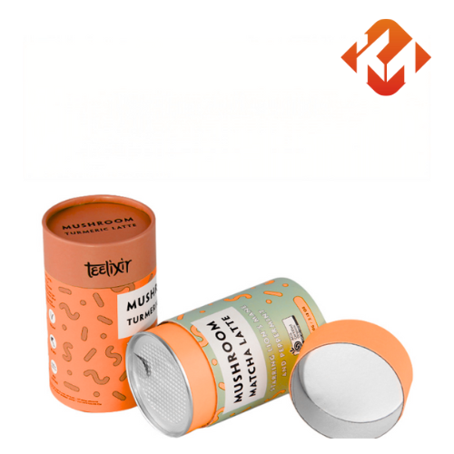 Food grade paper can packaging Composite paper can packaging snacks, tea and s