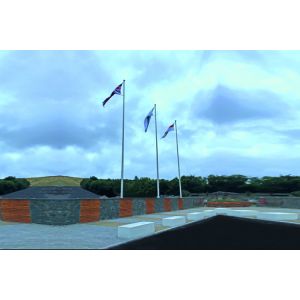 School Segmented Telescoping Flag Pole , Detachable Retractable Flag Pole