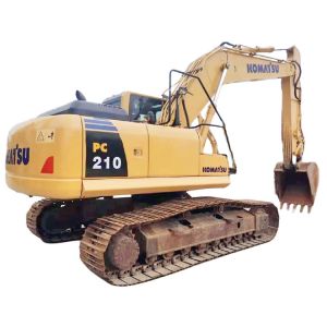 China Moving Speed 4.6 km/h 21 Ton Komatsu PC210 Excavator with Cummins Engine in Shanghai on sale