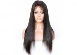China 100% Brazilian Virgin Straight Human Hair Lace Front Wigs 5 Inches For Black Women on sale
