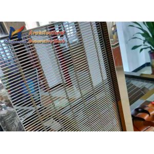 436 Cladding Stainless Steel Cable Mesh 36mm Facade Dividers