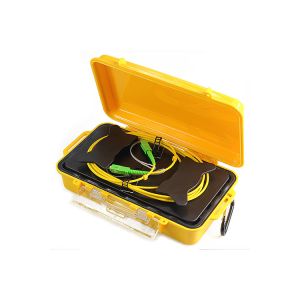 Single Mode Optical Fiber OTDR Launch Cable Box With Customized Connector
