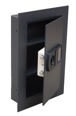 Single Door Wall Storage Safe Box with Mechanical Lock and Keys Appearance of
