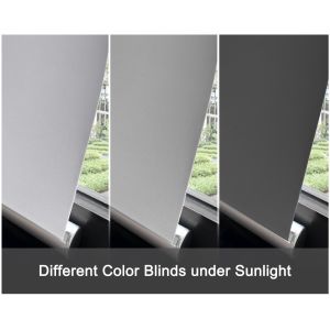 Window Shade Curtain Motorized Blackout Roller Blinds Fabric For Windows