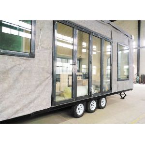 Prefabricated Tiny House On Wheels | Modular Light Steel Frame With Engineered