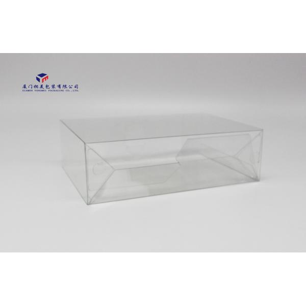 Clear PVC Packing Boxes Cosmetics And Gifts Automatic Lock Bottom 19X5.8X13.5cm