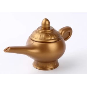 Custom anti static plastic containers HDPE Halloween Props Black Evil Genie Lamp