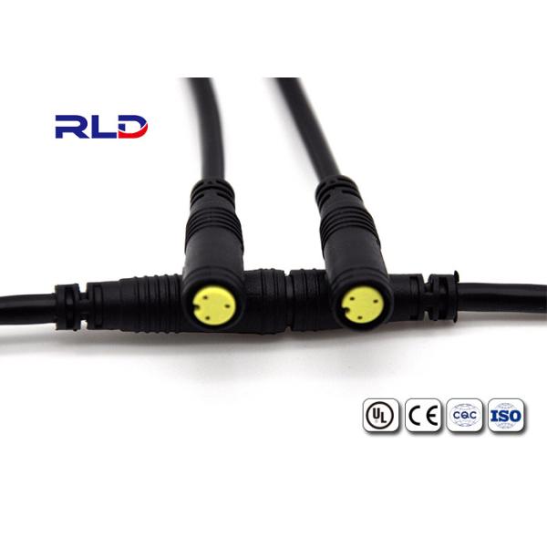 Quality Ebike LCD IP65 Waterproof Electrical Plug Connectors Brake 2 3 4 5 Pin Black Color M8 wholesale