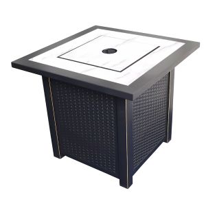 Cheap 30 Inch Outdoor Gas Barbecue Fire Pit With 50,000 BTU Adjustable Flame for sale