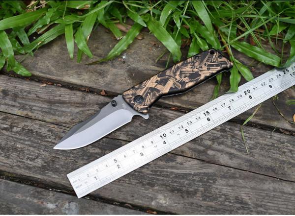 folding knife with metal handle X58