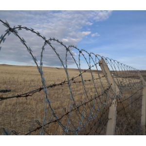 Durable Blade Razor Barbed Wire Enhanced Security Fence Protection