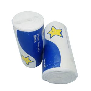 Easy Tore Off Opaque White HDPE Plastic Disposable Tablecloths