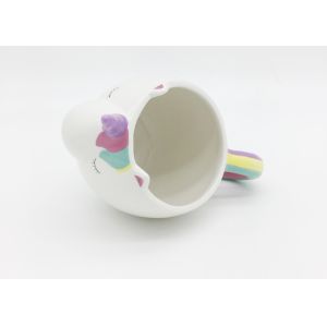 500ml Capacity Ceramic Unicorn Mug , Dolomite Handmade Stoneware Coffee Mugs