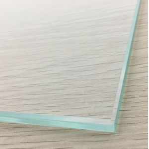 China 12mm 1/2 Thick Low Iron Clear LED Frameless Tempered Balustrade Glass With Spigots on sale