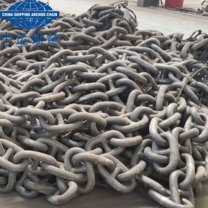 Grade U3 Black Painted Studlink Anchor Chain