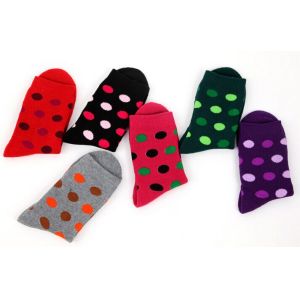 Cheap Dots patterned design winter terry socks for women for sale
